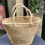Doum woven bucket basket