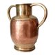 Antique amphora vase in brass and copper
