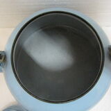Vintage enameled metal kettle