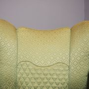 Fan-shaped armchairs set of 2