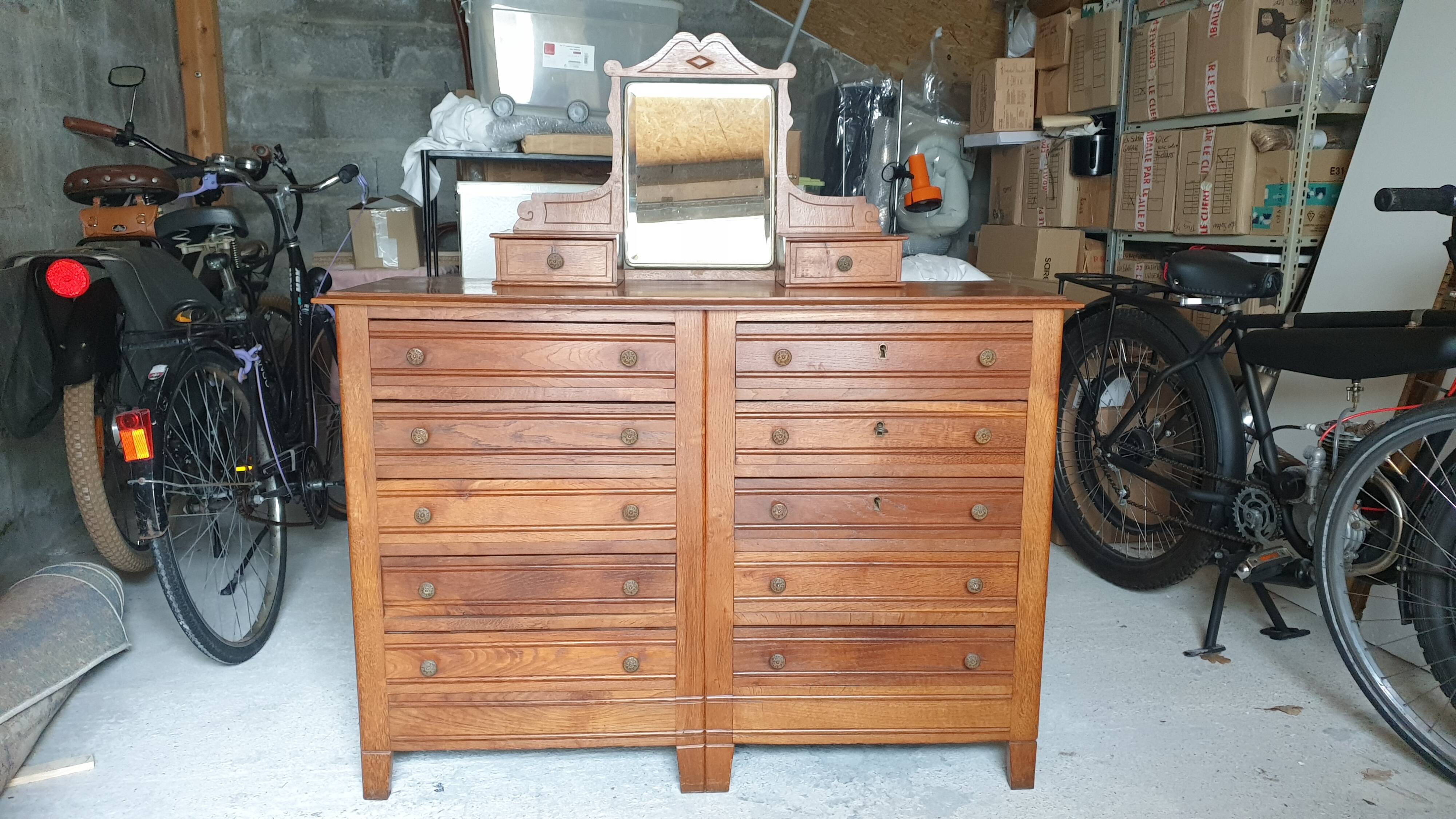 Dressing table chest of drawers