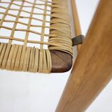 1970s beech serving cart by Drevotvar Czechoslovakia