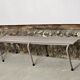 Light purple revamped school bench 1970 adult size