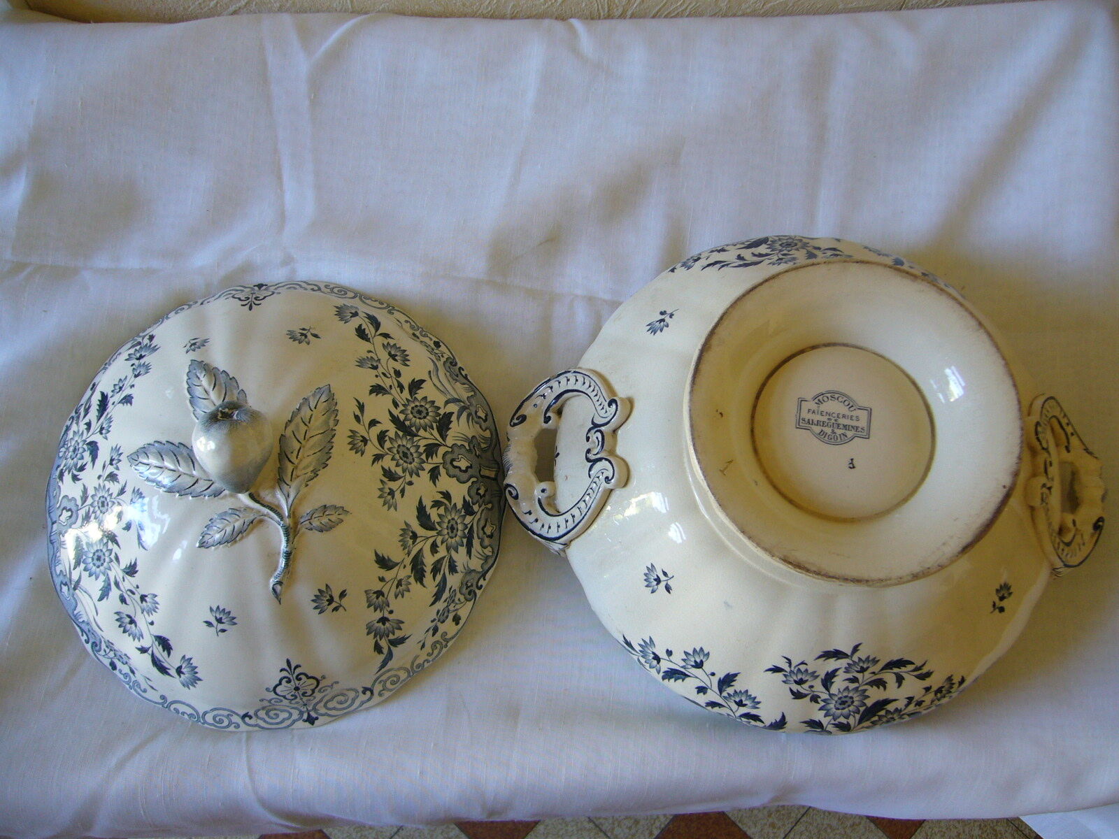 Former soup dish Digoin Sarreguemines