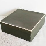 Beurrier ancien Coquillor-Glace en métal argenté et sa boite d'origine