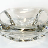 Daum France crystal ashtray