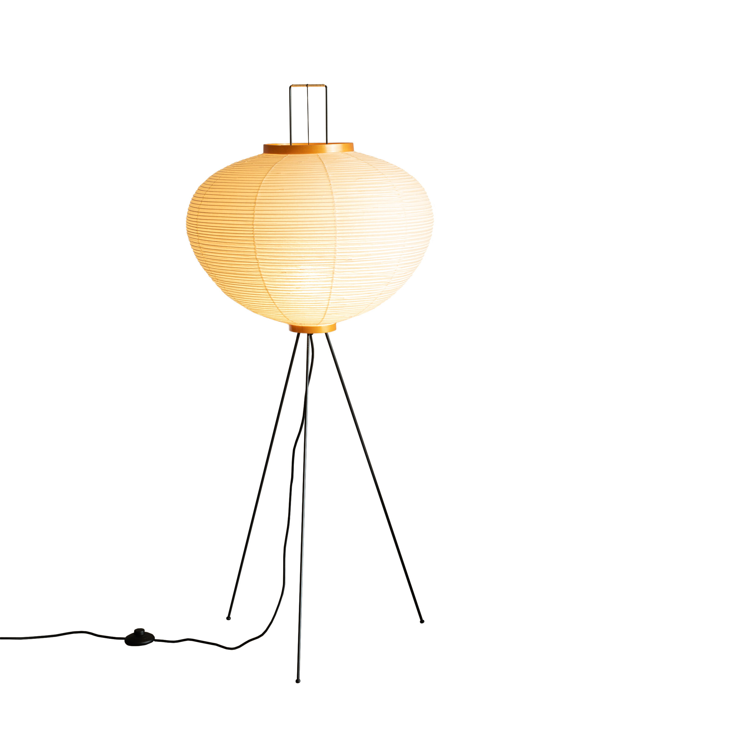 Lampadaire Isamu Noguchi Modèle 10A Akari fabriquée à la main par Ozeki, Japon