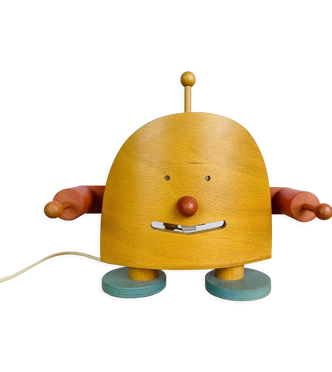 Lampe applique murale Robot Cogo France années 80