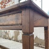 Oak farmhouse table