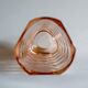 Luminarc - Small vintage depression pink Windsor vase