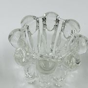 Set of 6 vintage flower candle holders by VMC Reims - 1960s