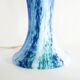 Glass paste mushroom lamp, swivel head, years 60