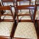 Mahogany empire chairs