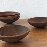 Set of teak cups