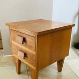 Art Deco oak bedside table from the early 20th century