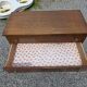 Vintage oak commode from the 1960s.