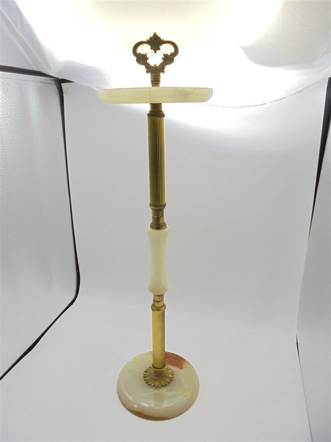 Marble ashtray on foot