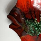 Ceramic fish bowl or pocket tray signed Vallauris, 1950s.