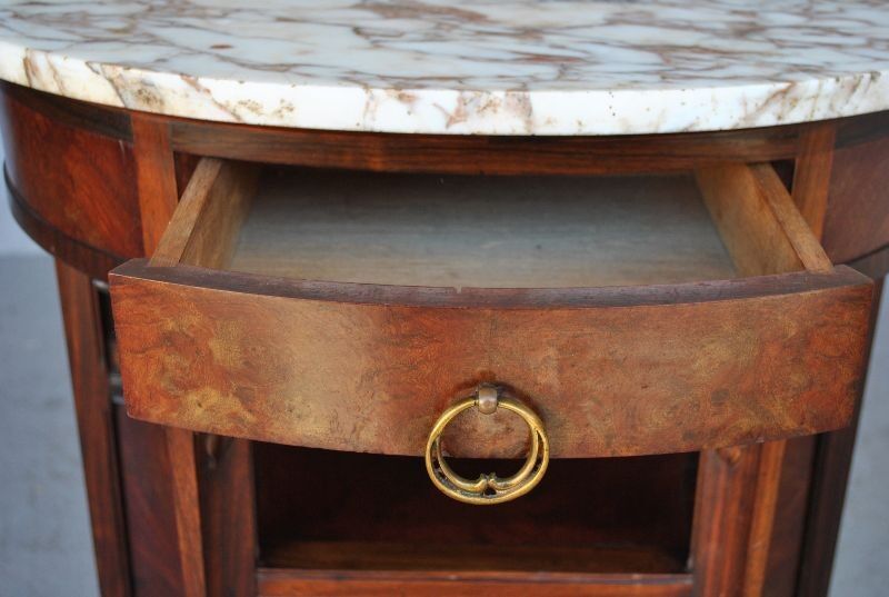 Pair of nightstands time 1900 Art nouveau