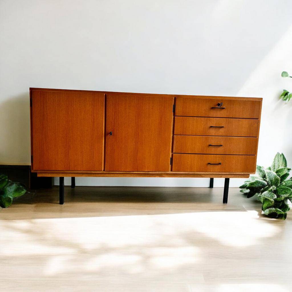 Vintage sideboard cupboard chest of drawers