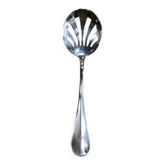 French navy ice cube spoon in silver metal christofle