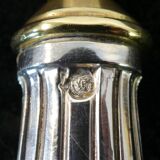 Couverts de service a gateaux en argent minerve fourré art deco