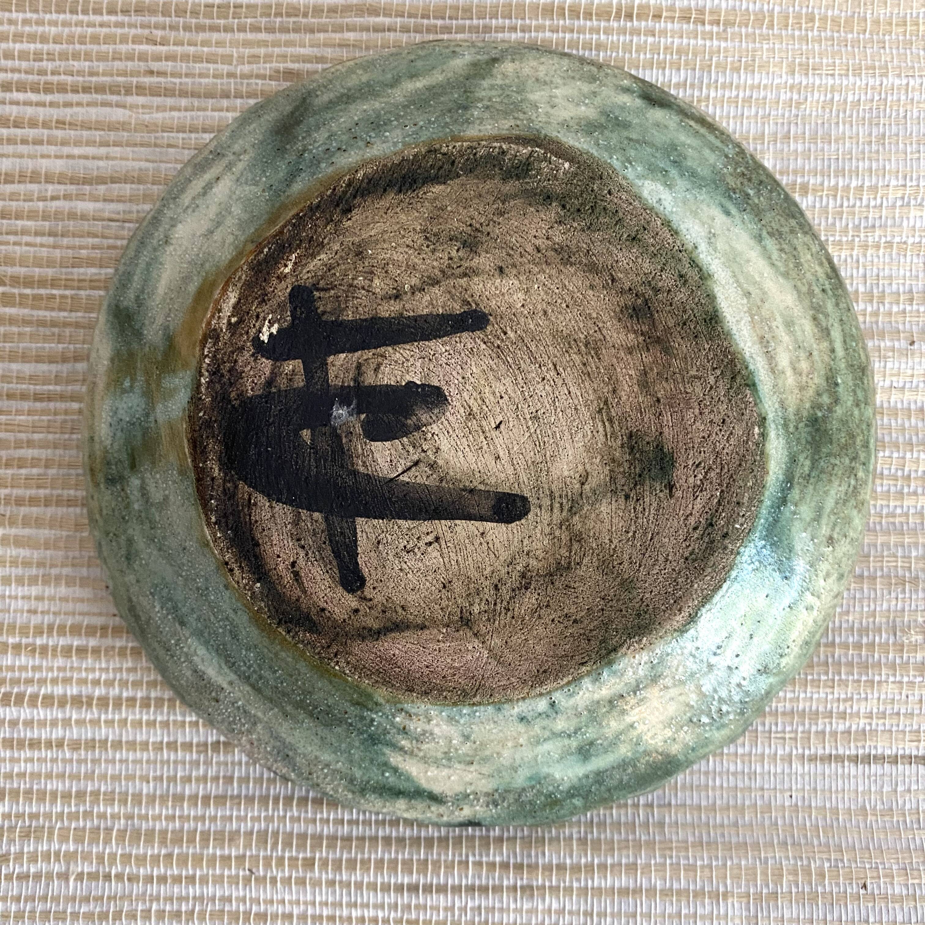 Ceramic pocket emptier signed Françoise Chedeville, 1970