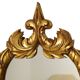 Classic Gold-Leaf Gilded Baroque Acanthus Mirror 45cm