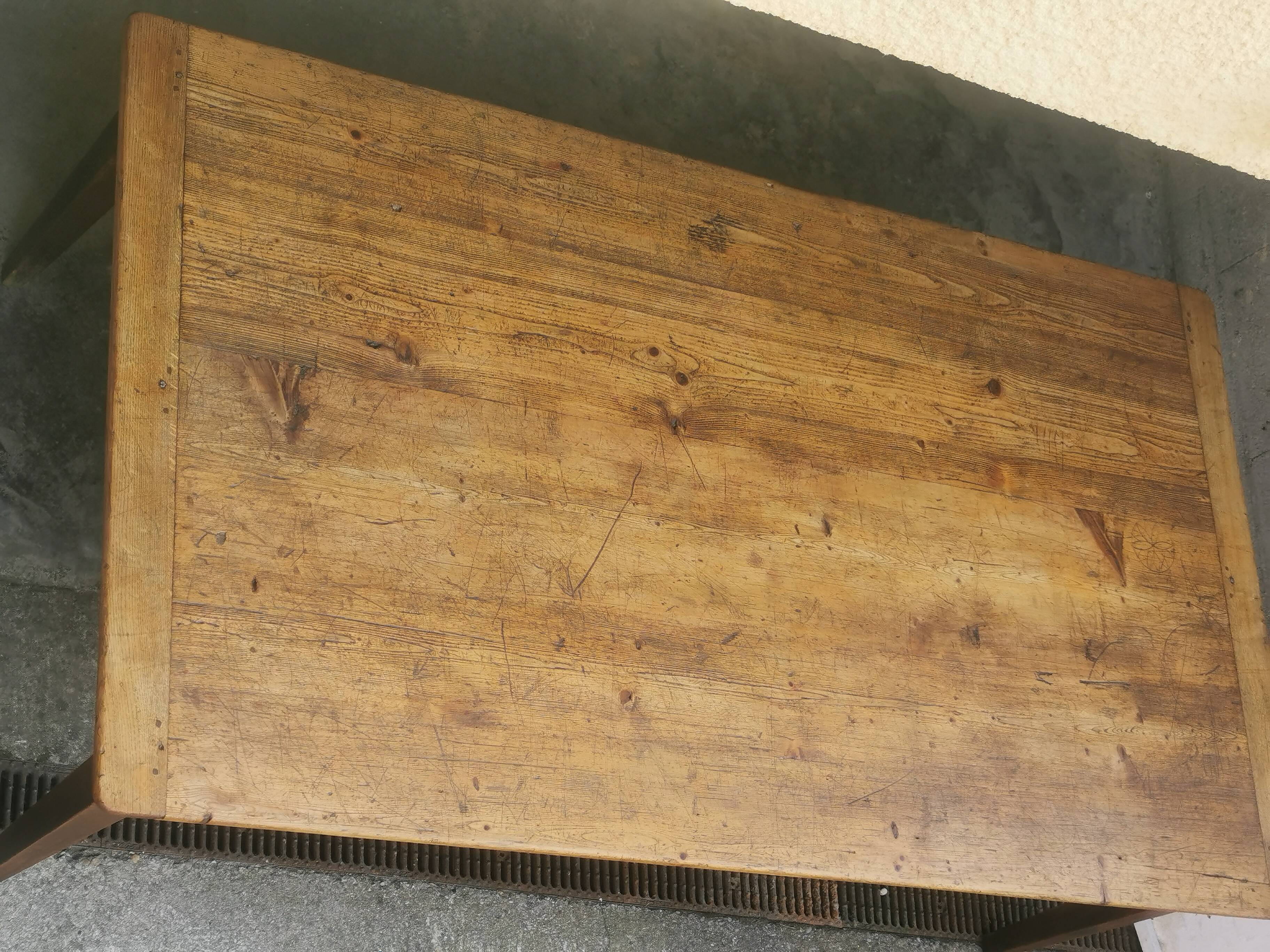 Large old 19th century table