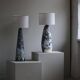 Marian Zawadzki "Oryx" Unique Floor Lamp, Tilgmans Ceramic, Sweden, Dated 1960