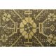 1970s Turkish Oushak Handmade Wool Cotton Yellow Runner 76x302