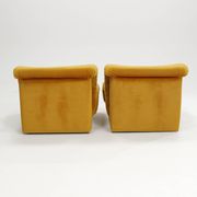 Pair of Tiffany Doimo Salotti lounge chairs, 1970s