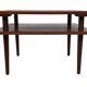 Vintage square coffee table in teak veneer, 1960s design