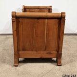 Small Child's Bed with Rolls in Cherry Wood – 1900