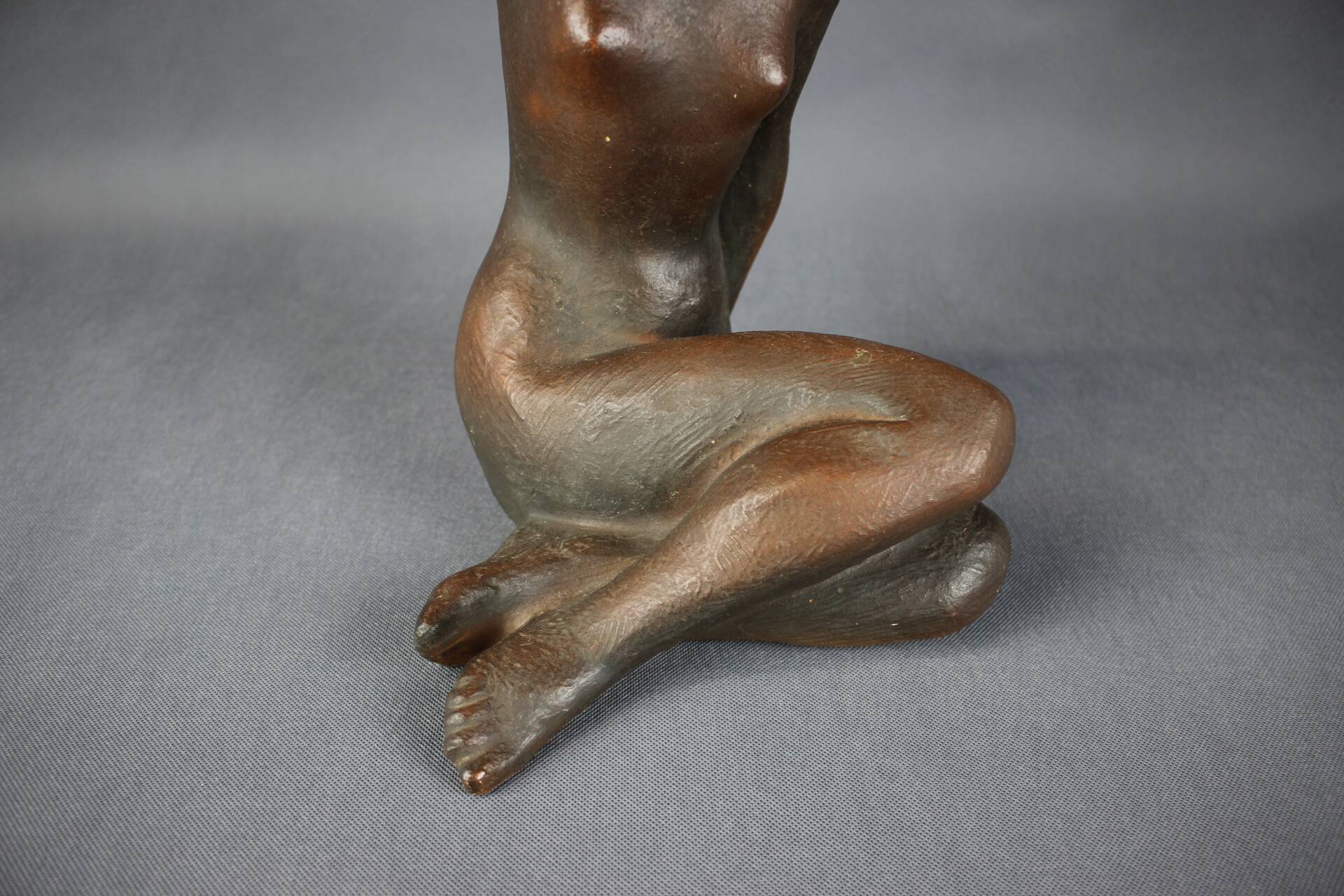 Large Statuette of Act by Bohumil Korda, Czechoslovakia, 1980s