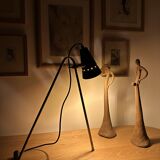 Large Italian brass table lamp, 50s design
