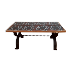 Table basse vallauris années 60