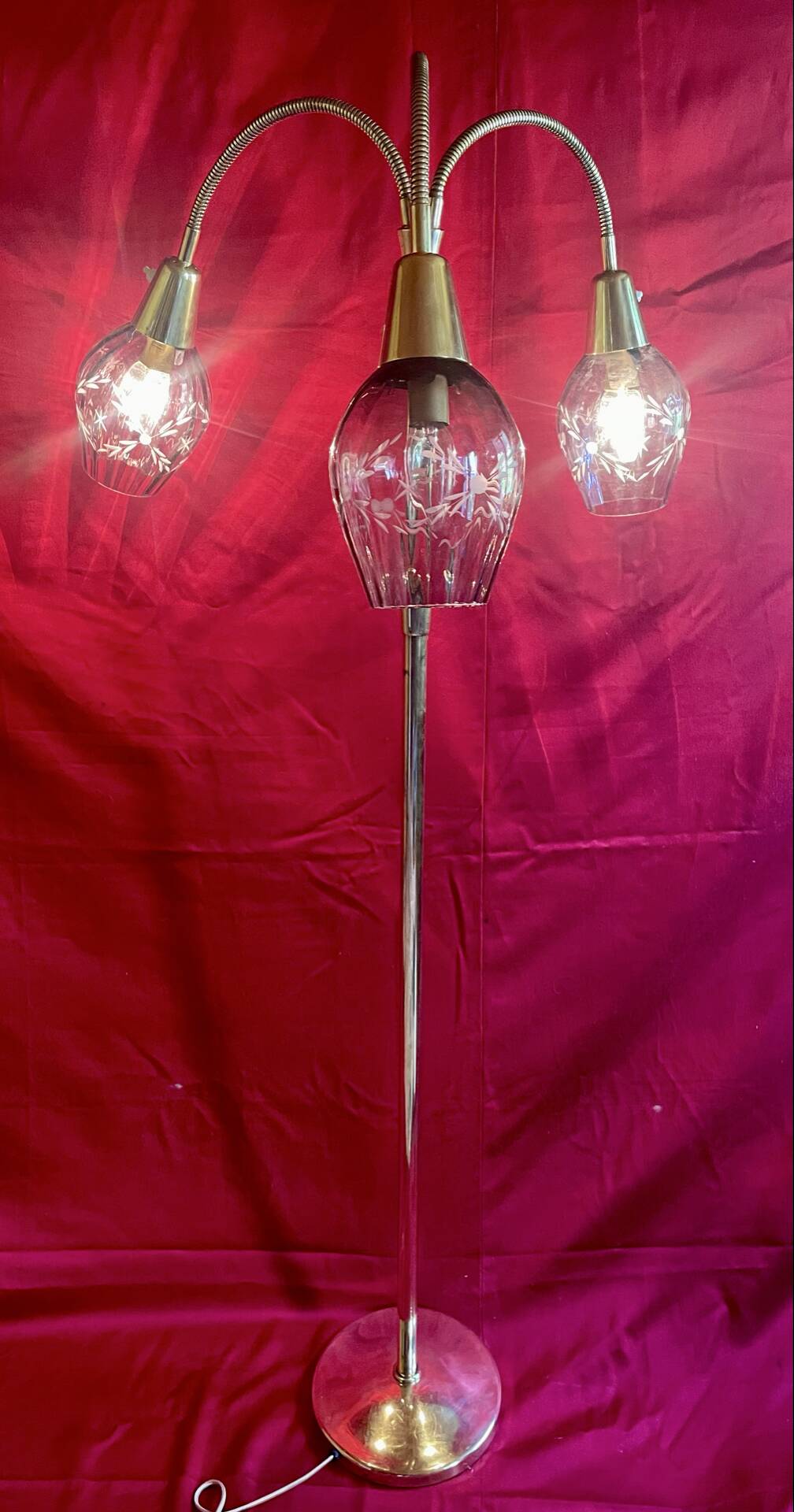Adjustable floor lamp, 1960, origin Austria
