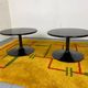Table Basse d'Appoint Ronde Noire par Pierre Paulin pour Artifort, 1970s