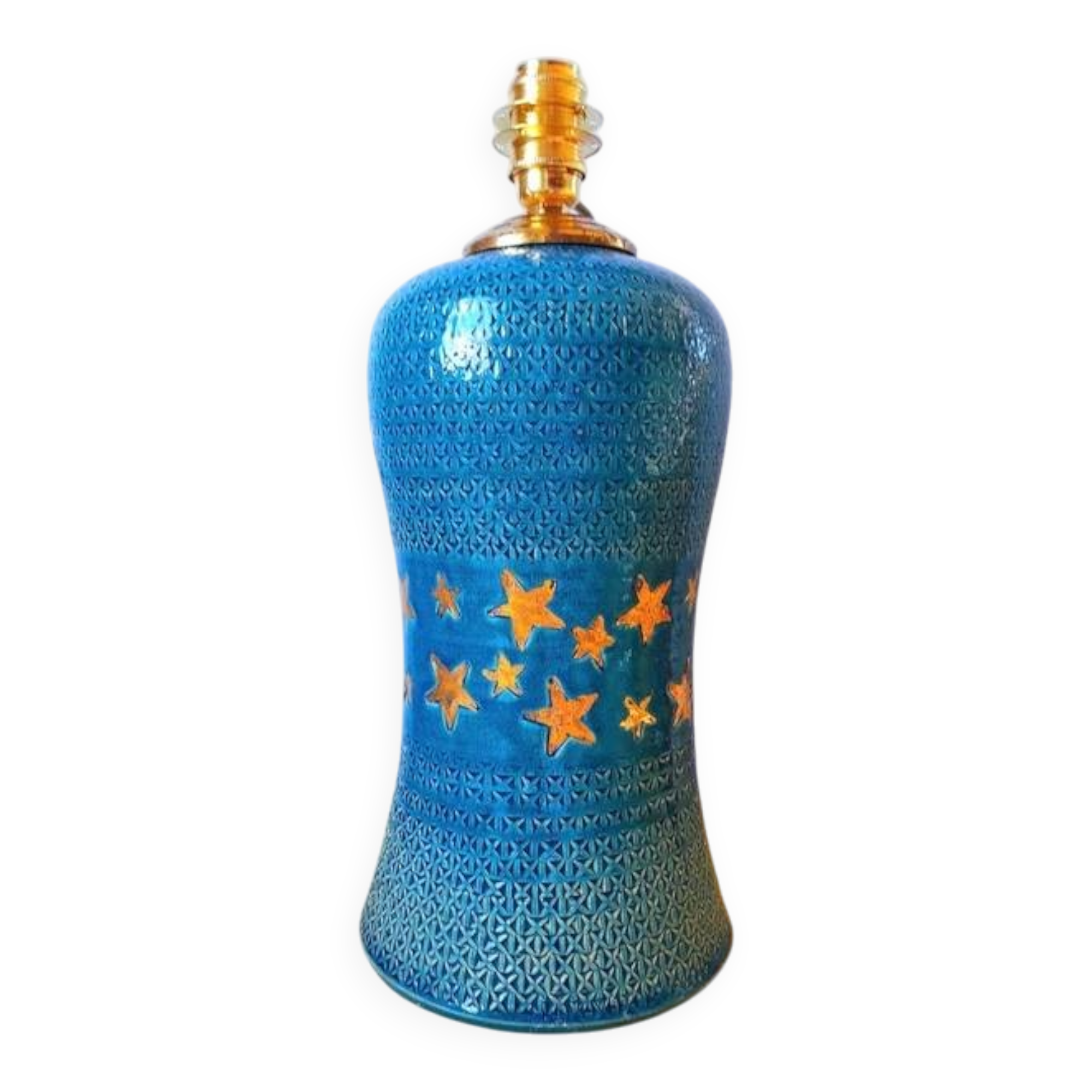 Ceramic lamp base A.Rousset Paris