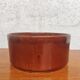 Glazed stoneware salad bowl