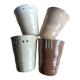 Lot de 4 tasses/mugs en grès japonais