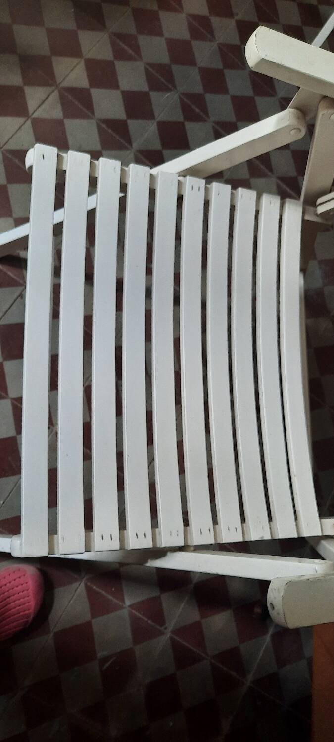 4 R Gleizes folding garden armchairs