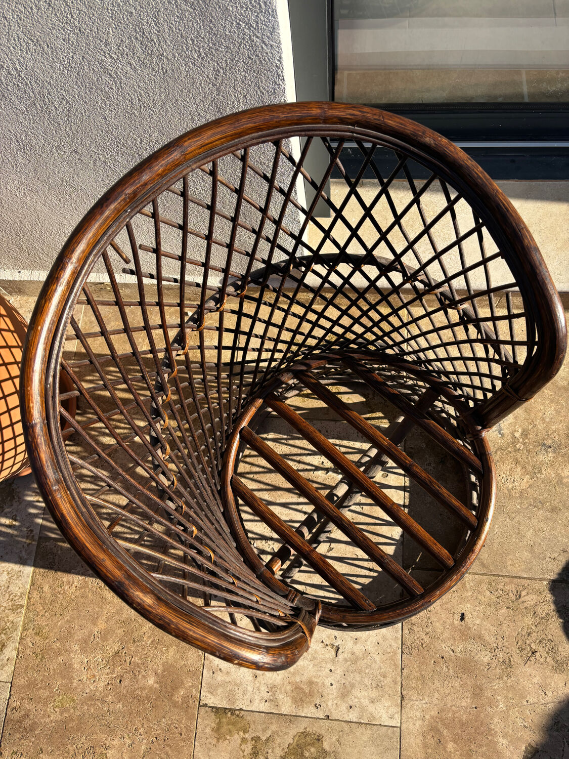 1960s rattan living room set