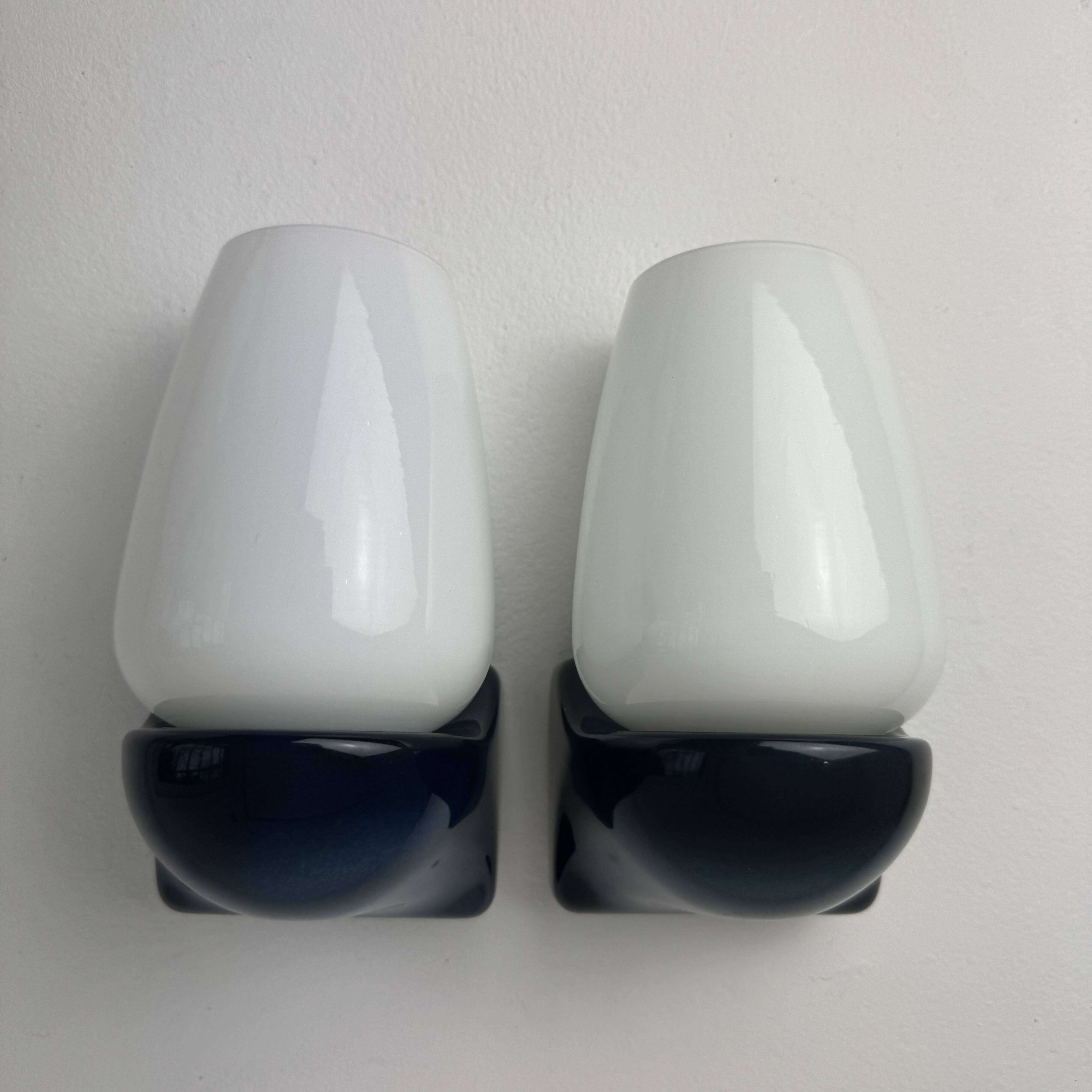 Pair of vintage "coram" wall sconces.