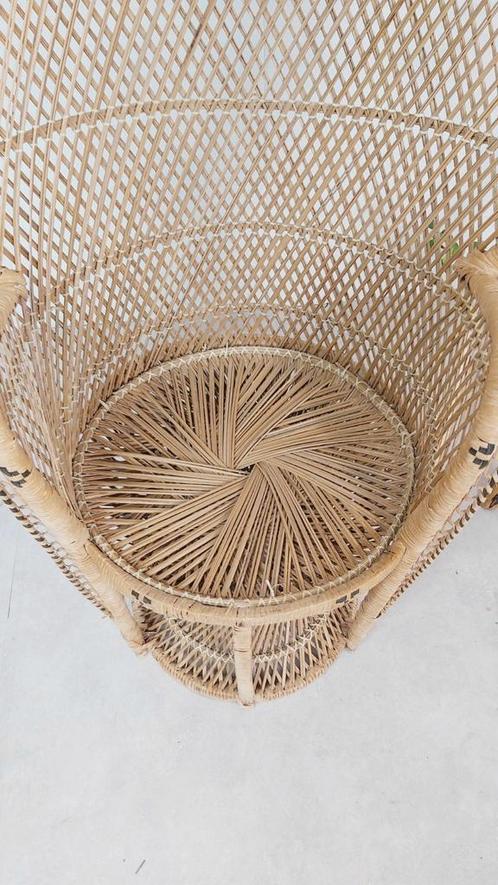 Vintage peacock chair