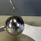 Luciano Campanini “Helix” adjustable dining or coffee table, 1970s