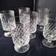 6 Water glasses or large wine glasses Crystalline Lattice decor