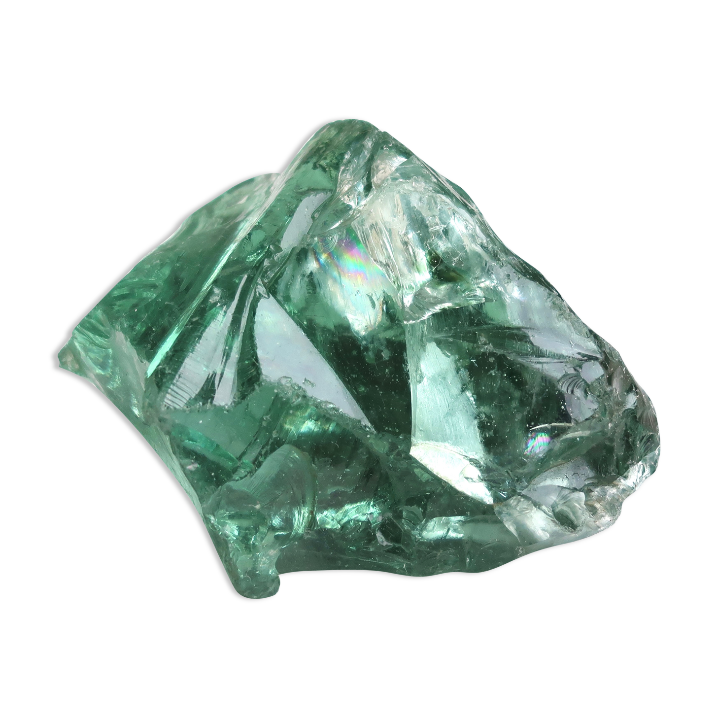 Glass "dragon teardrop" paperweight