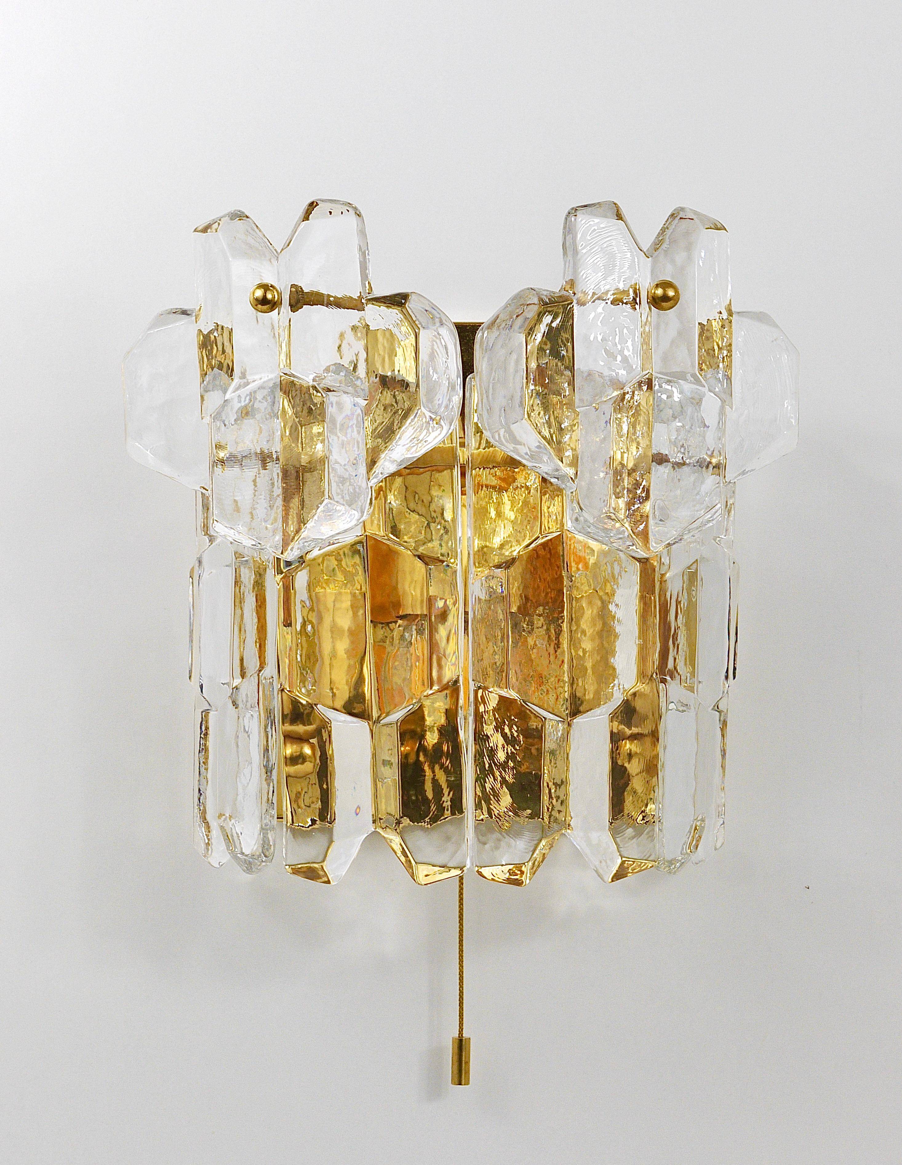 Palazzo Grand Model Wall Light by J.T. Kalmar - 1970